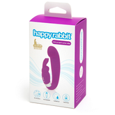 Happy Rabbit Mini G-Spot Curve Vibe in Purple with 15 Functions, Rechargeable, Waterproof, and Travel Lock VIBRATORS-RABBIT-MULTI